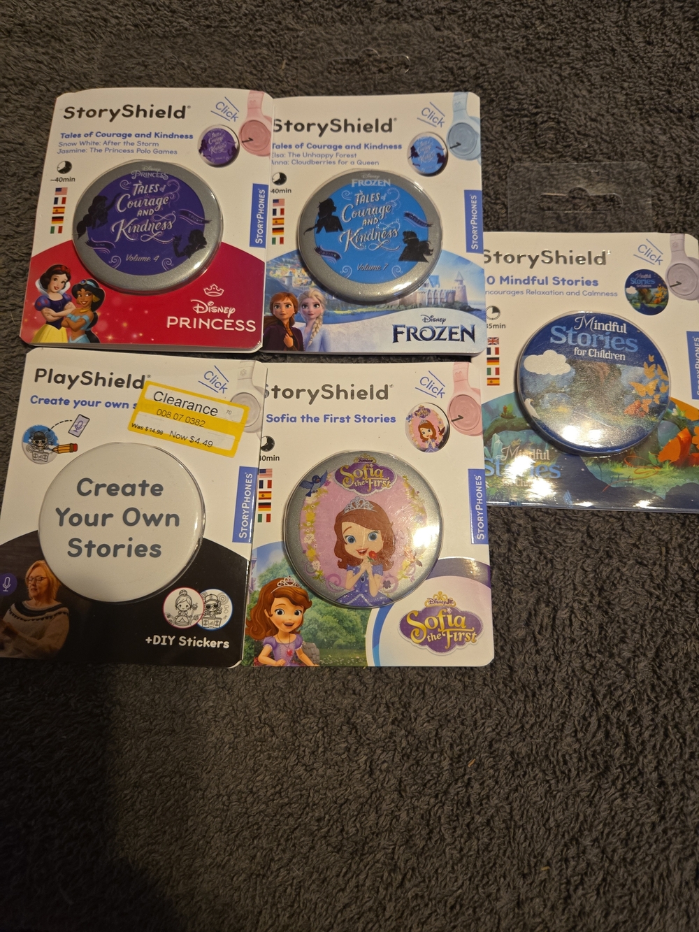 Disney Princess & Frozen Kids Audio Story Discs - 477